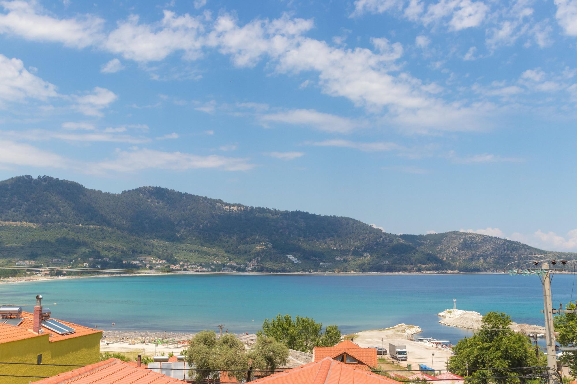 Ntinas Villa With Sea View Skala Potamia  Exteriör bild