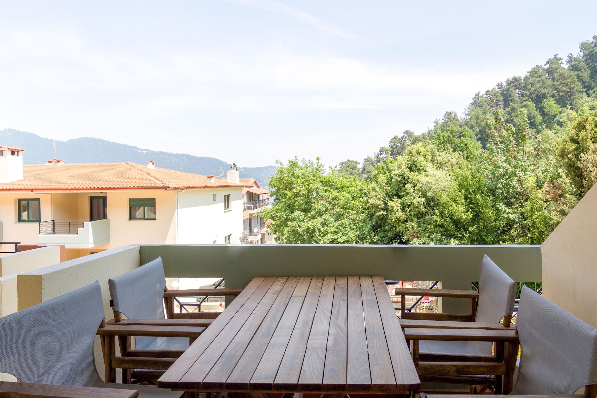 Ntinas Villa With Sea View Skala Potamia  Exteriör bild