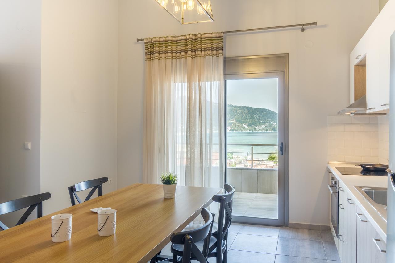 Ntinas Villa With Sea View Skala Potamia  Exteriör bild