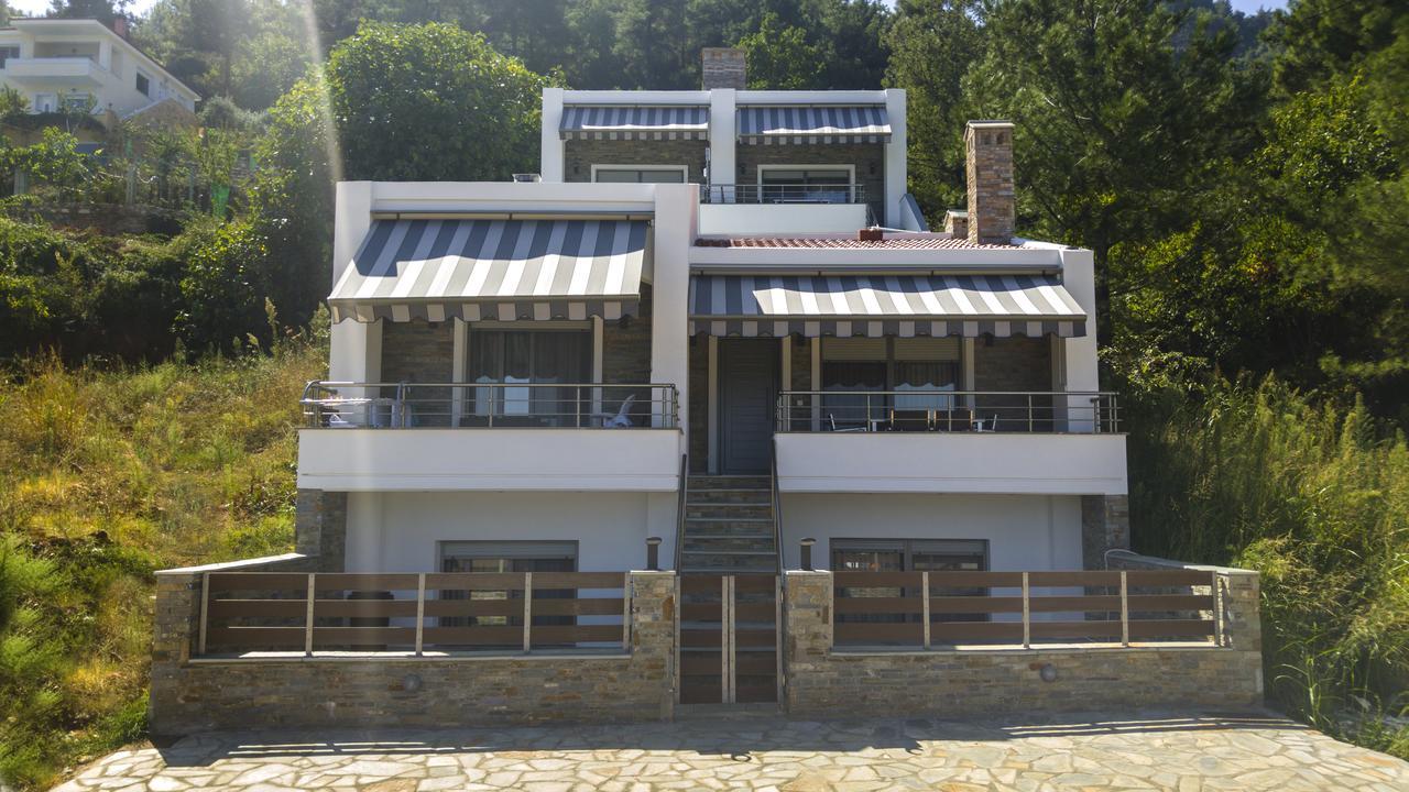 Ntinas Villa With Sea View Skala Potamia  Exteriör bild